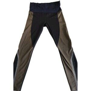 Athleta Crest Colorblock Tight Women’s Sz XS Black Gray White